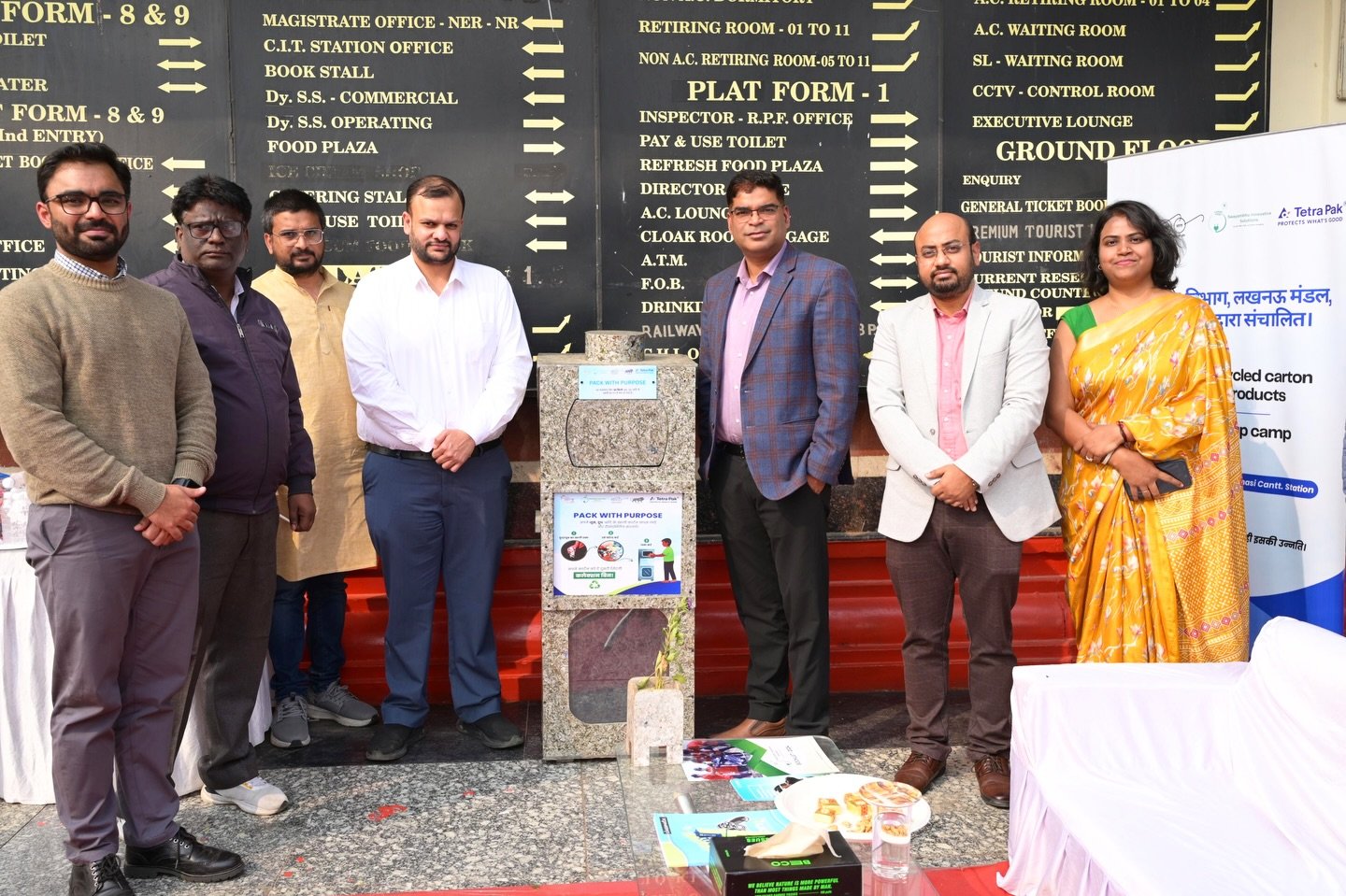 Tetra Pak Pack with Purpose at Varanasi Station